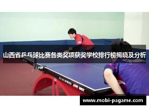 山西省乒乓球比赛各类奖项获奖学校排行榜揭晓及分析