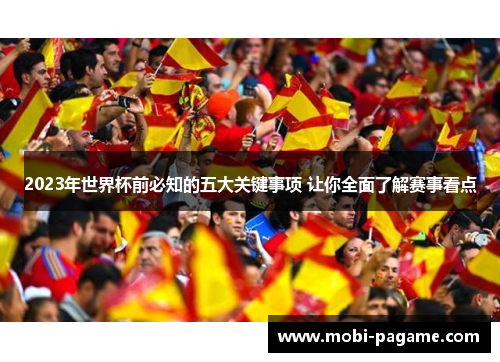 2023年世界杯前必知的五大关键事项 让你全面了解赛事看点