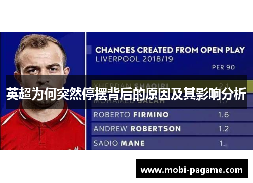 英超为何突然停摆背后的原因及其影响分析 英超为何突然停摆背后的原因及其影响分析